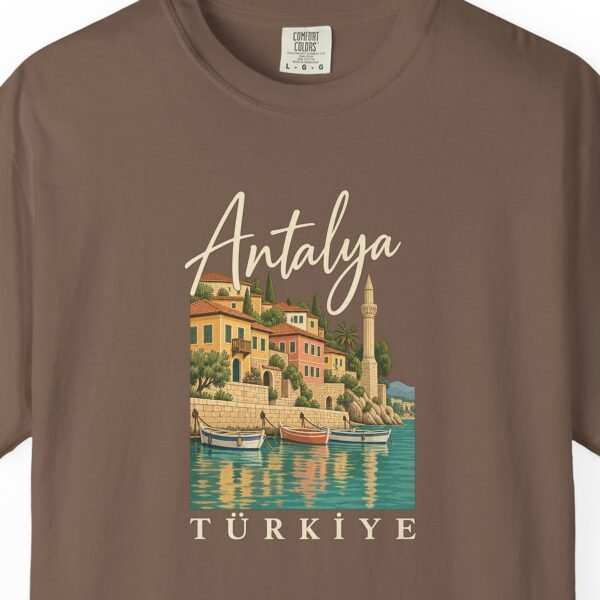Antalya Harbor Script Tee