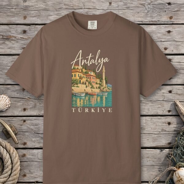 Antalya Harbor Script Tee