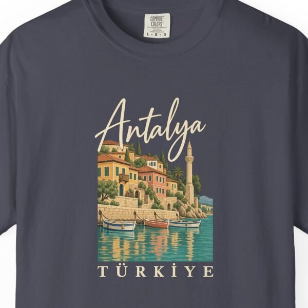 Antalya Harbor Script Tee