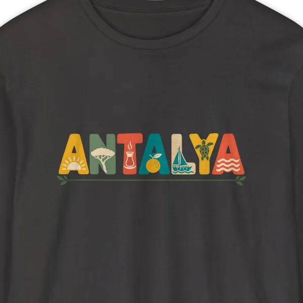 Antalya Icon Letters Long Sleeve Tee