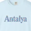 Antalya Iznik Blue Serif Tee