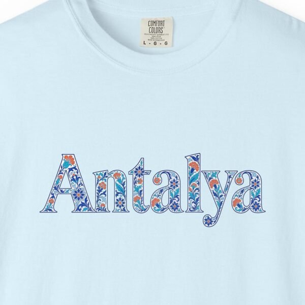 Antalya Iznik Blue Serif Tee