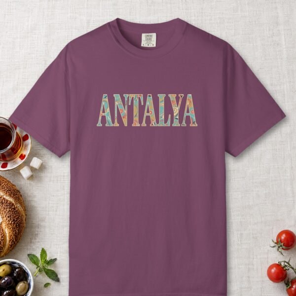 antalya-iznik-letters-night-tee-berry-front Antalya Iznik Letters Night Tee