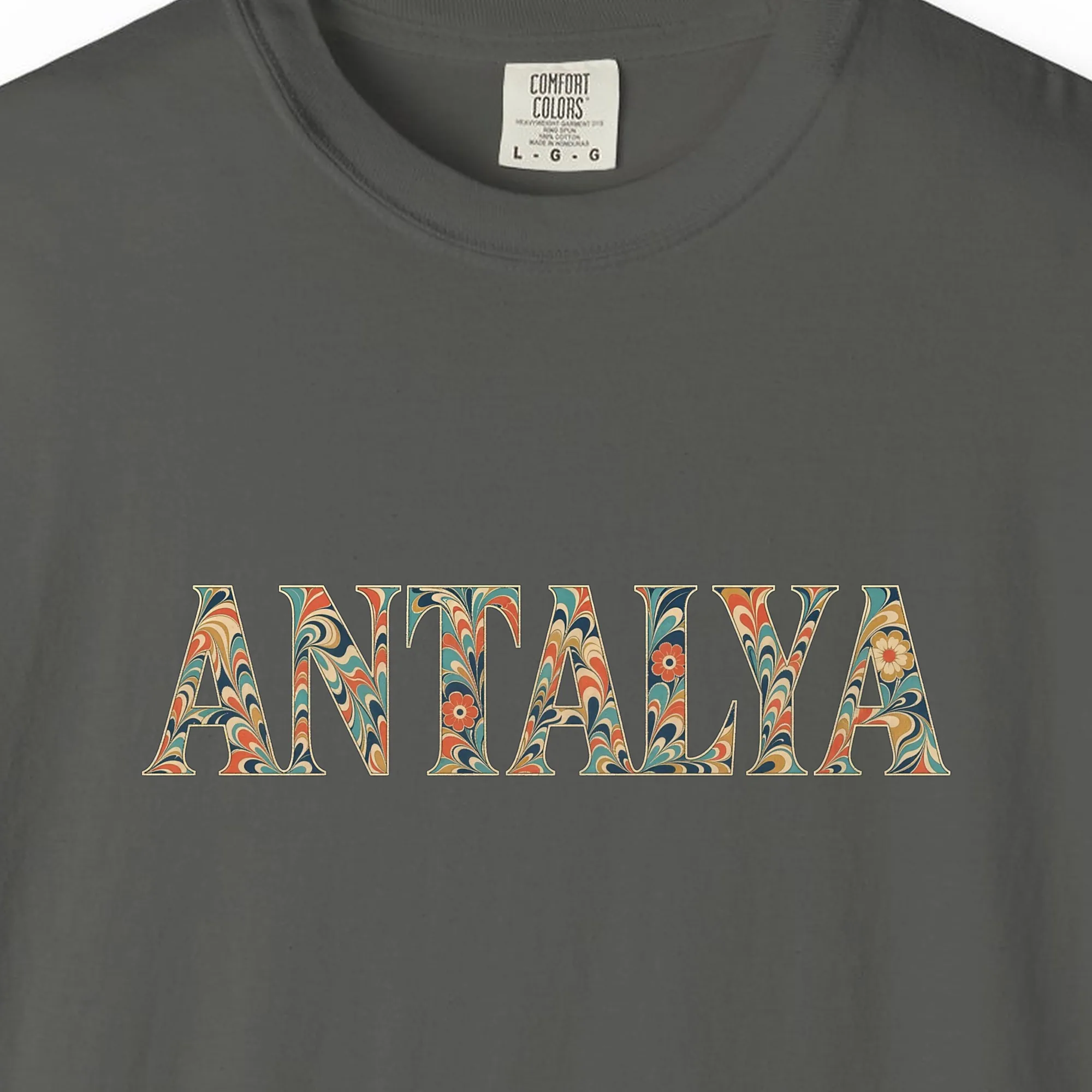 Antalya Iznik Tile Letters Night Tee
