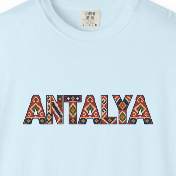 antalya-kilim-weave-letters-tee-chambray-chest Antalya Kilim Weave Letters Tee
