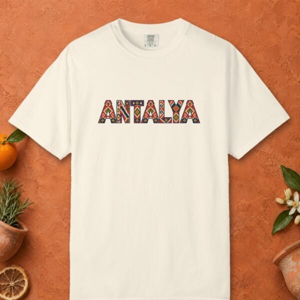 antalya-kilim-weave-letters-tee-ivory-front Antalya Kilim Weave Letters Tee
