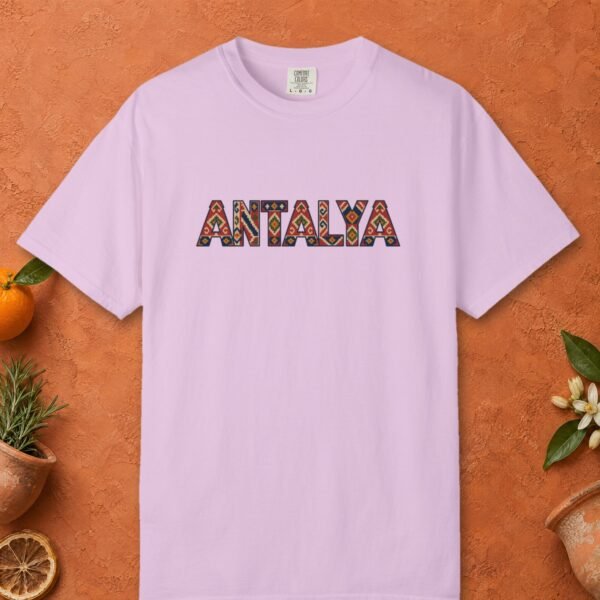 antalya-kilim-weave-letters-tee-orchid-front Antalya Kilim Weave Letters Tee