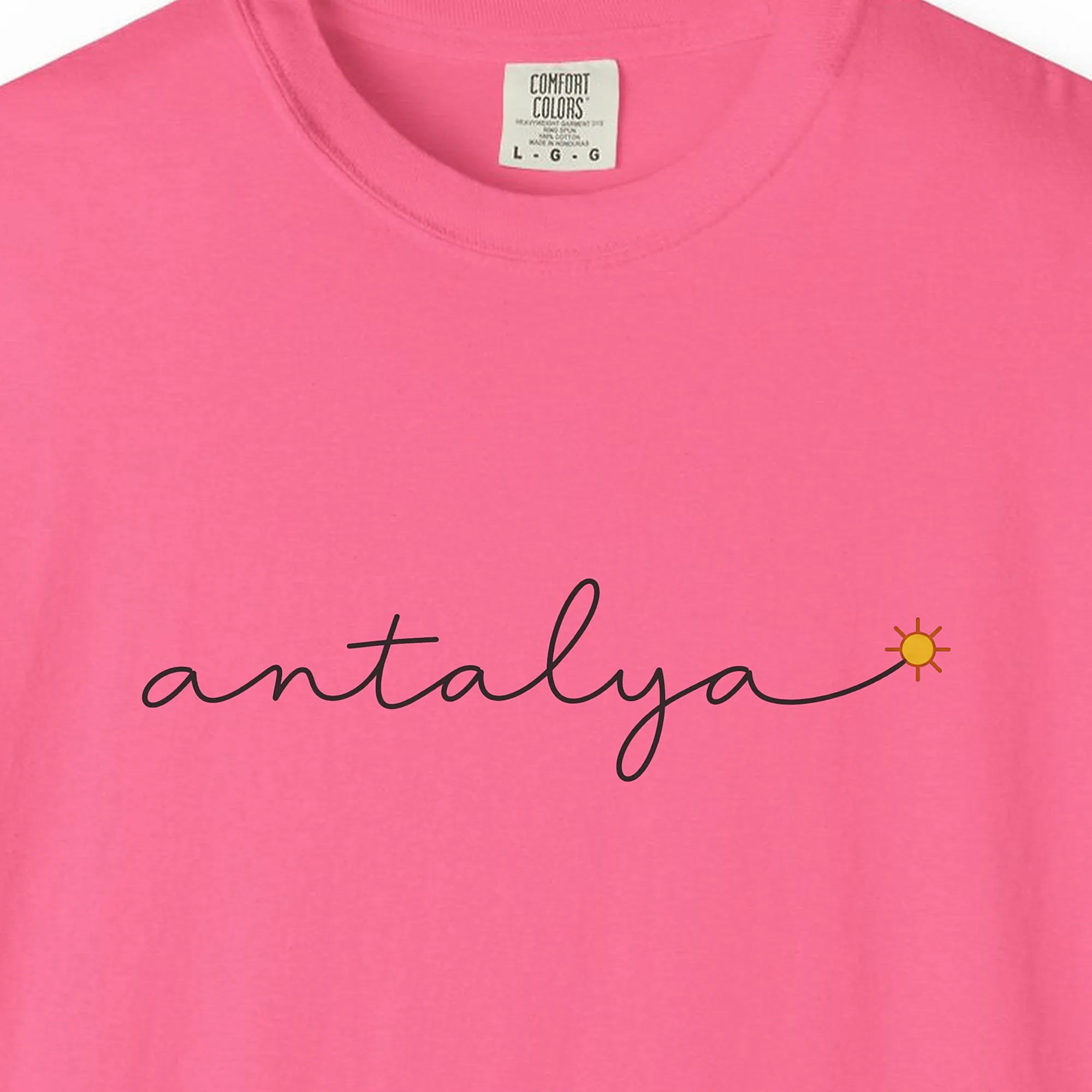 Antalya Little Sun Script Tee