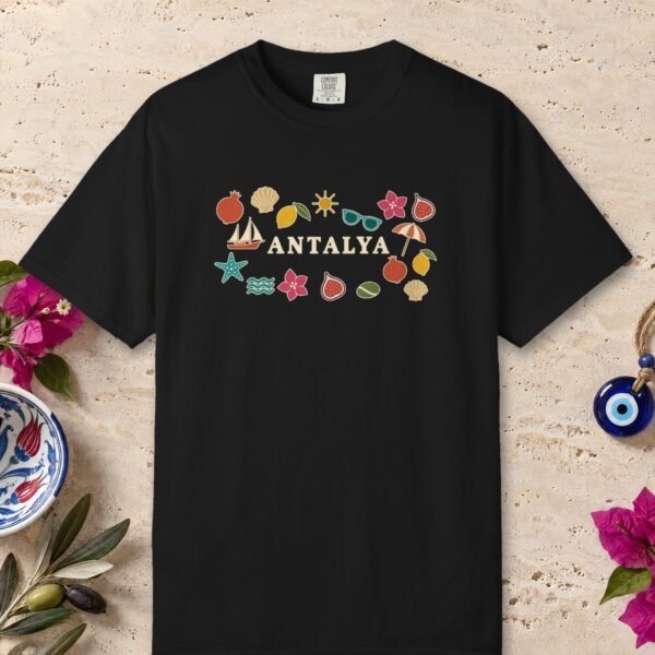 Antalya Market Stickers Tee