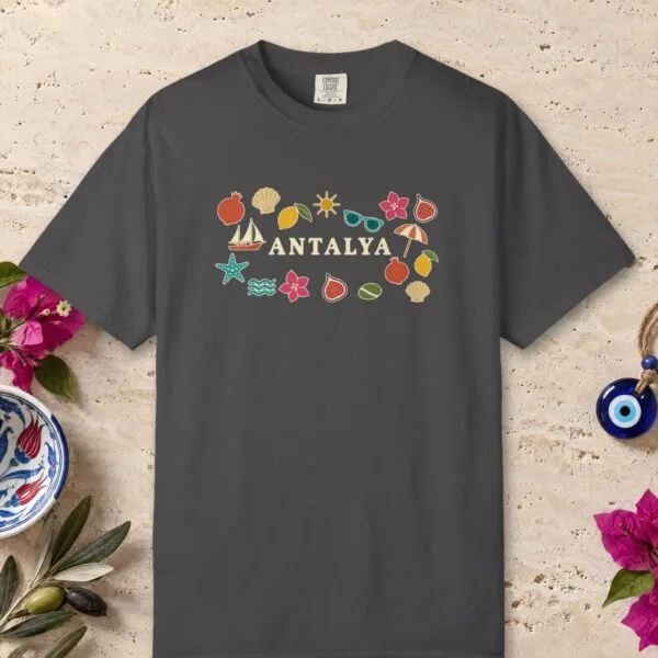 Antalya Market Stickers Tee