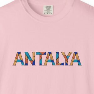 Antalya Mosaic Color Letters Tee