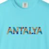 antalya-mosaic-color-letters-tee-lagoon-blue-chest Antalya Mosaic Color Letters Tee