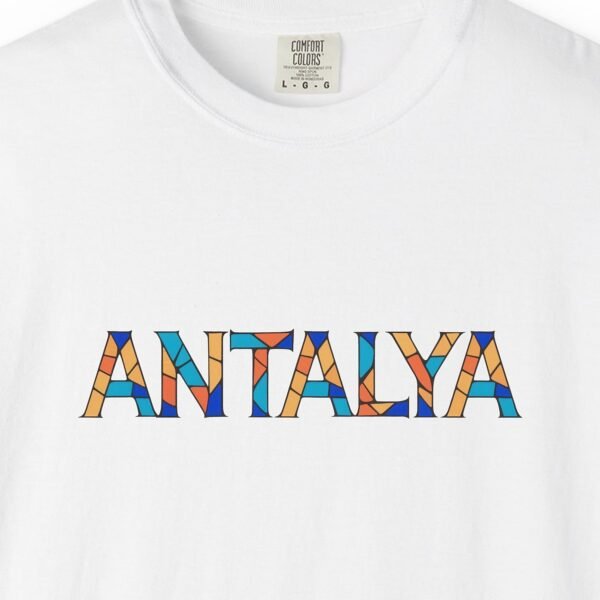 antalya-mosaic-color-letters-tee-white-chest Antalya Mosaic Color Letters Tee