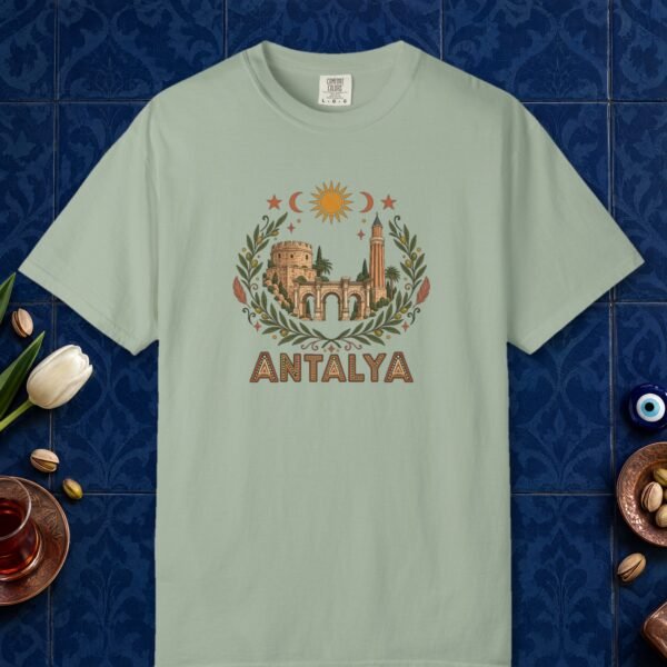 Antalya Olive Wreath Tee
