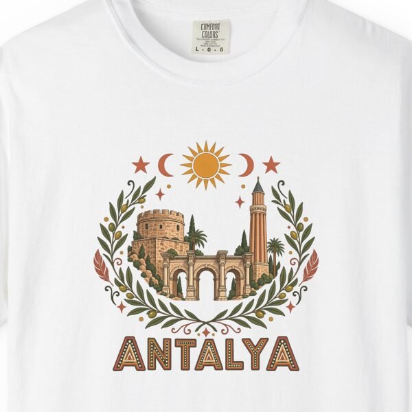 Antalya Olive Wreath Tee