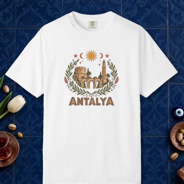 Antalya Olive Wreath Tee