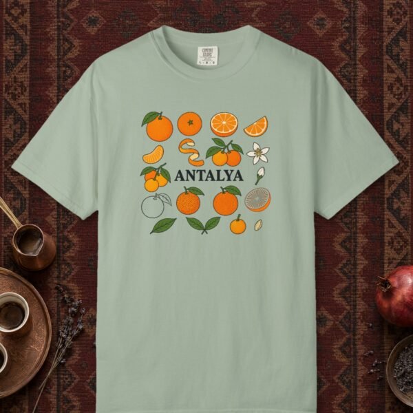 Antalya Orange Grid Tee