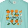 Antalya Orange Grid Tee