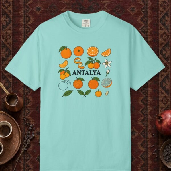 Antalya Orange Grid Tee