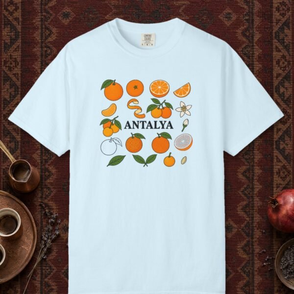 Antalya Orange Grid Tee