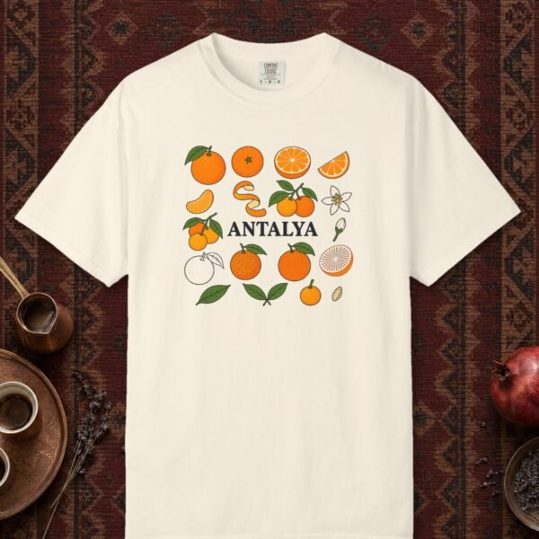 Antalya Orange Grid Tee