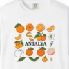 Antalya Orange Grid Tee