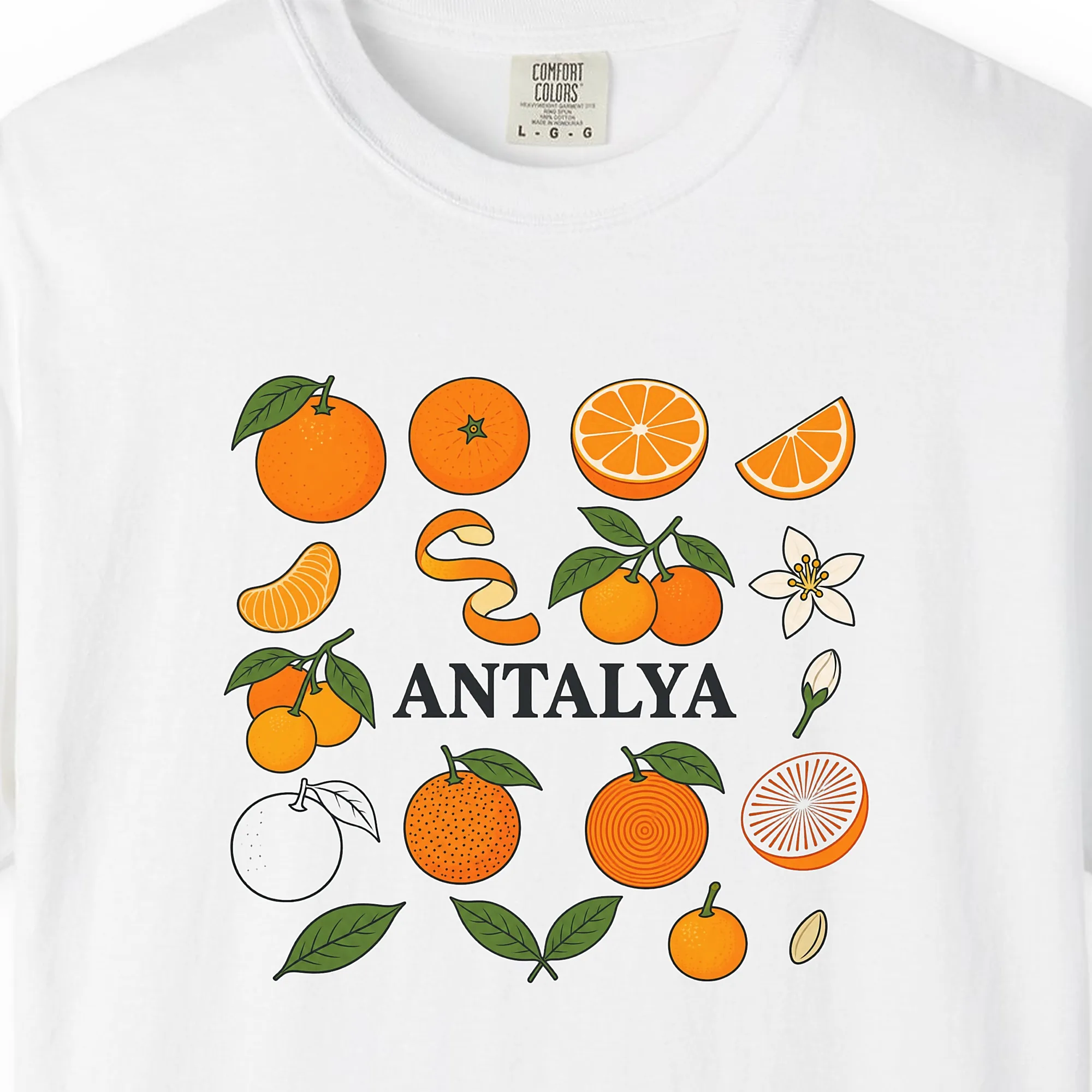 antalya-orange-grid-tee-white-chest Antalya Orange Grid Tee