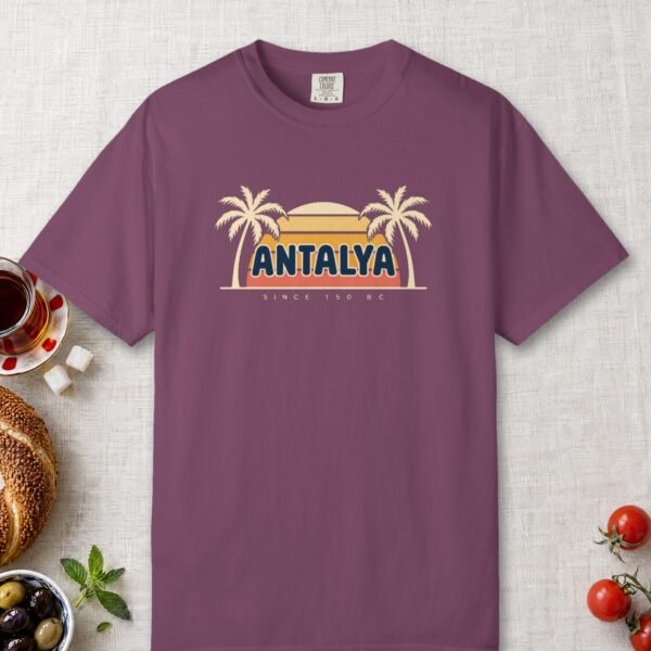Antalya Palms Sunset Night Tee