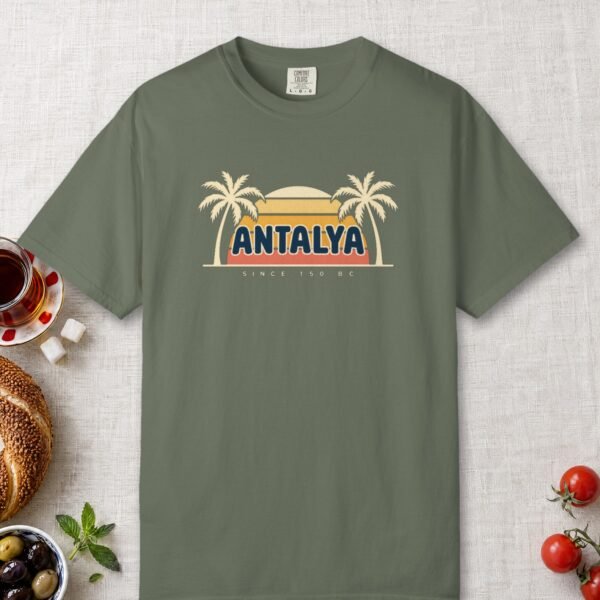 Antalya Palms Sunset Night Tee
