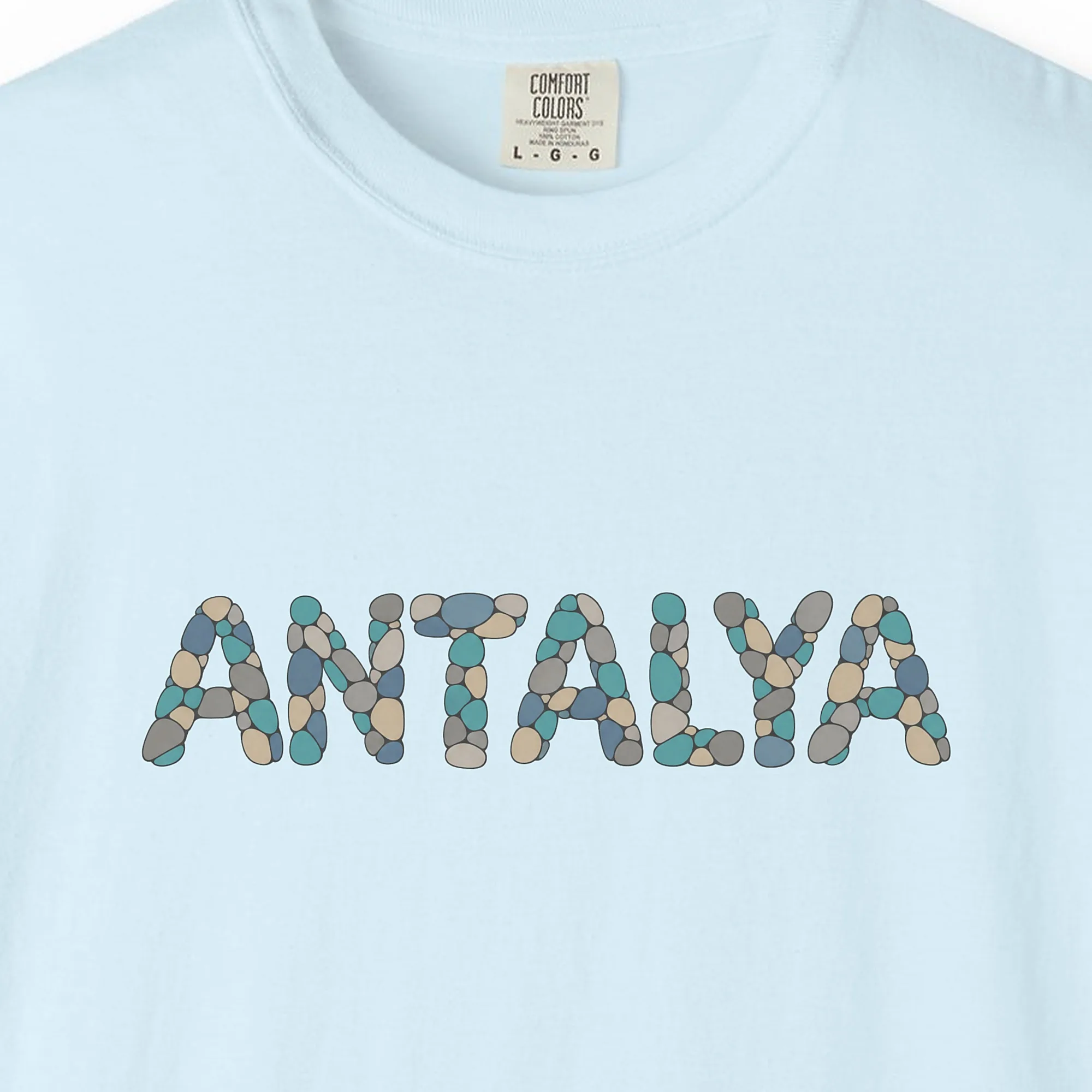 Antalya Pebble Letters Day Tee