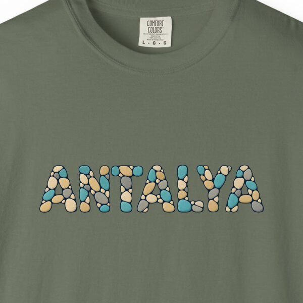antalya-pebble-mosaic-night-tee-moss-chest Antalya Pebble Mosaic Night Tee