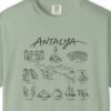 Antalya Sights in Line Tee