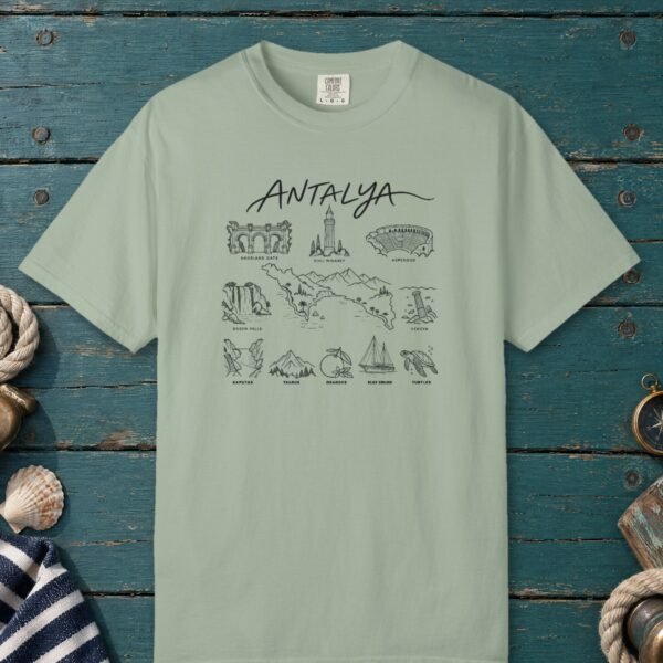 Antalya Sights in Line Tee