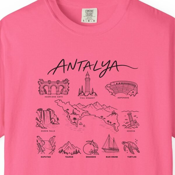 Antalya Sights in Line Tee