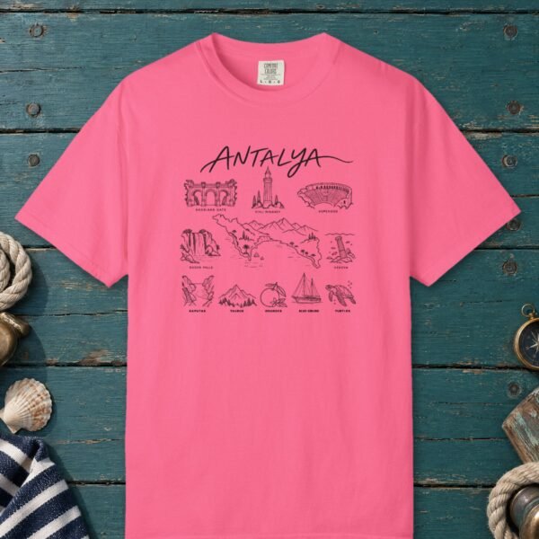 Antalya Sights in Line Tee
