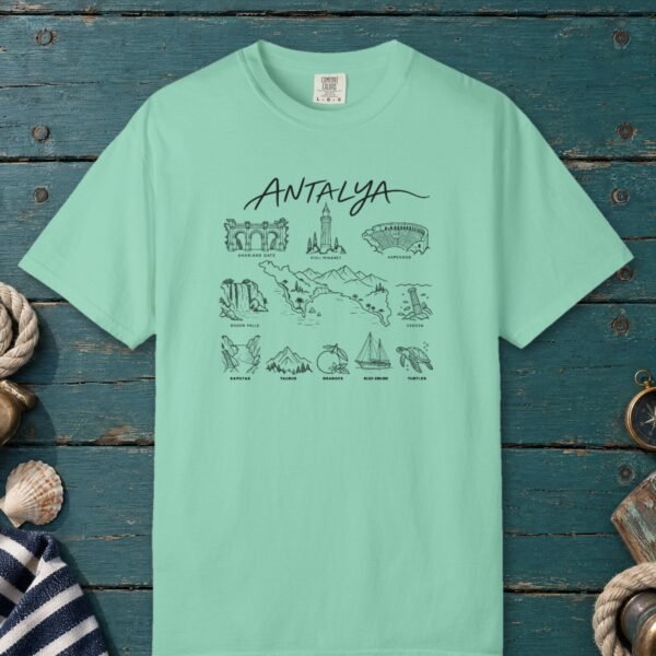 Antalya Sights in Line Tee