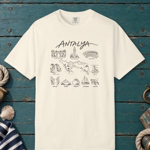 Antalya Sights in Line Tee