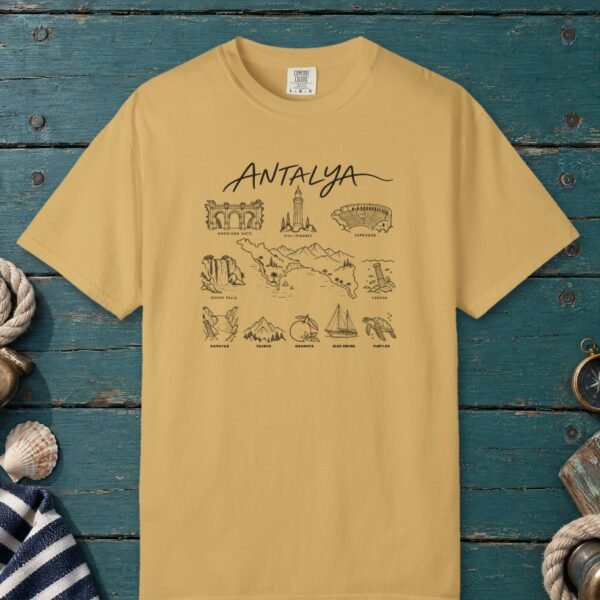 Antalya Sights in Line Tee