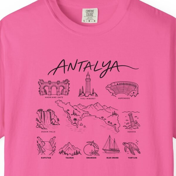 Antalya Sights in Line Tee