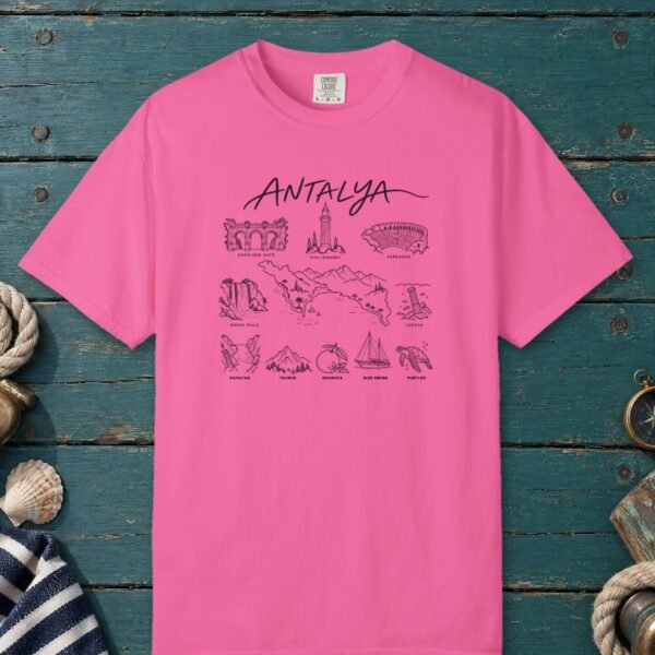Antalya Sights in Line Tee