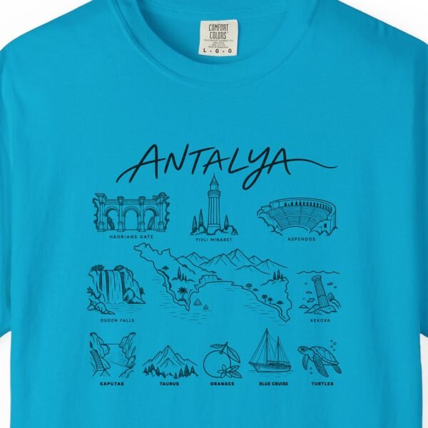 Antalya Sights in Line Tee