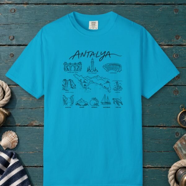 Antalya Sights in Line Tee