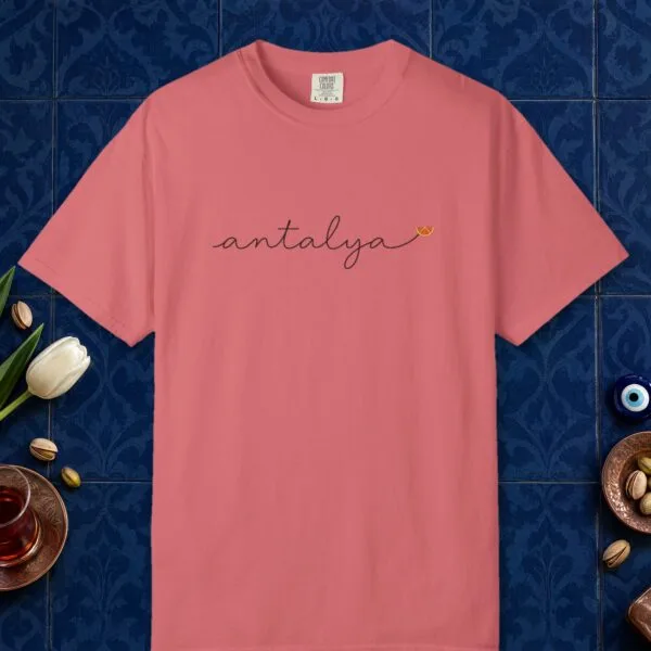 antalya-slice-script-tee-watermelon-front Antalya Slice Script Tee
