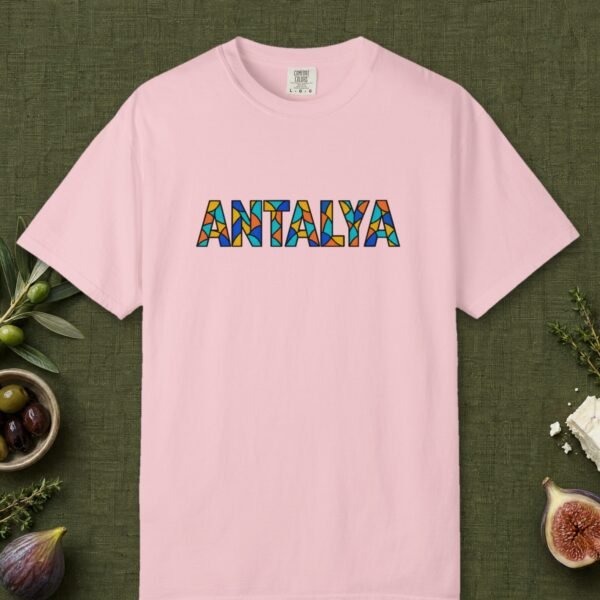 Antalya Stained Glass Letters Tee