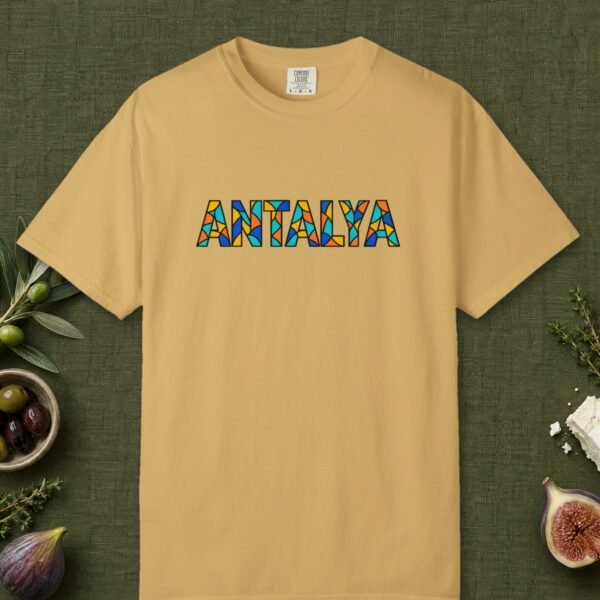 Antalya Stained Glass Letters Tee