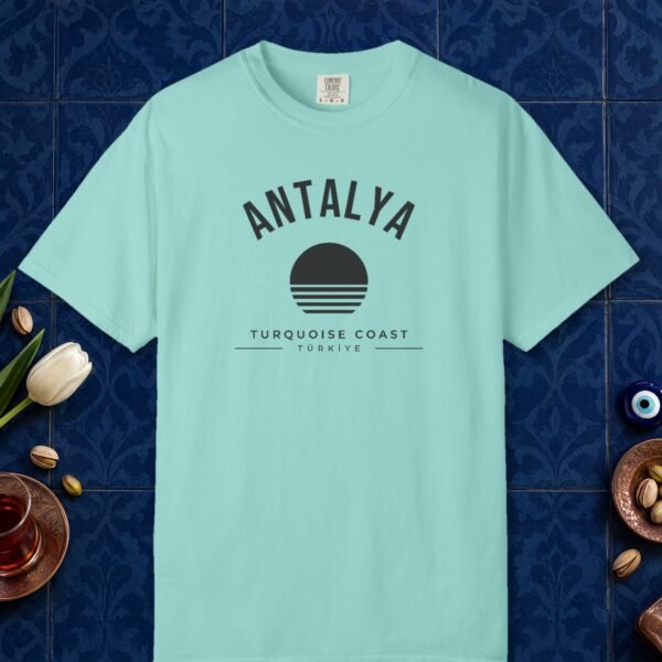 antalya-sunset-tee-chalky-mint-front Antalya Sunset Tee