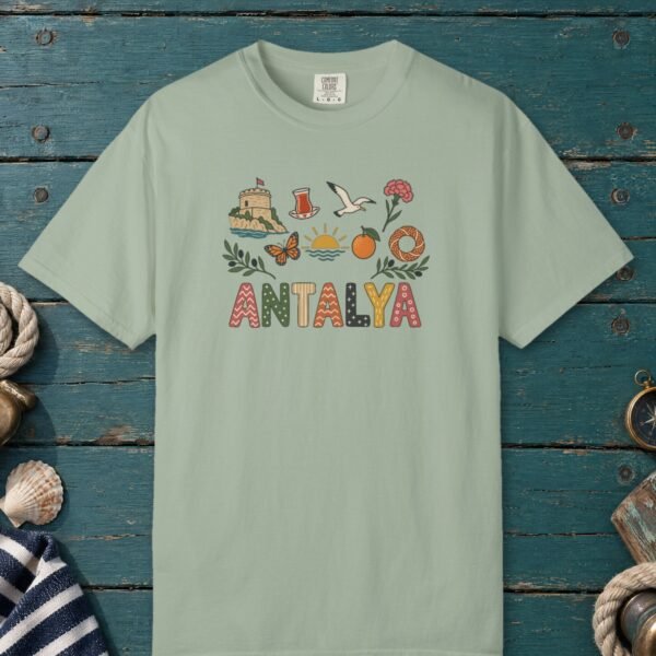 Antalya Tower and Çay Letters Tee