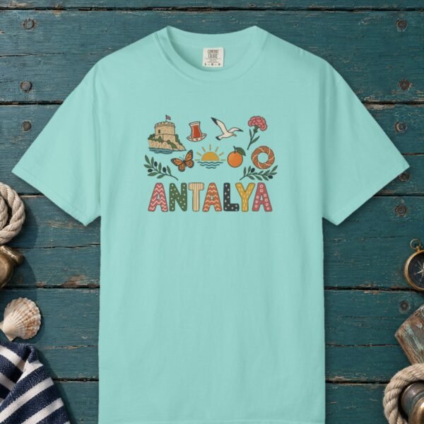 Antalya Tower and Çay Letters Tee