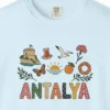 Antalya Tower and Çay Letters Tee