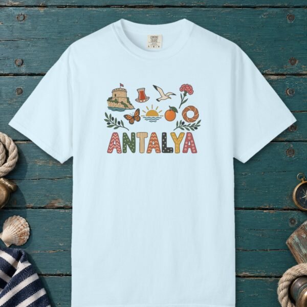 Antalya Tower and Çay Letters Tee